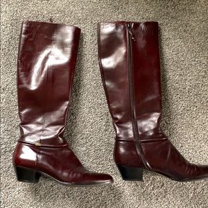 Vintage Salvatore Ferragamo 7.5 Knee High Boots